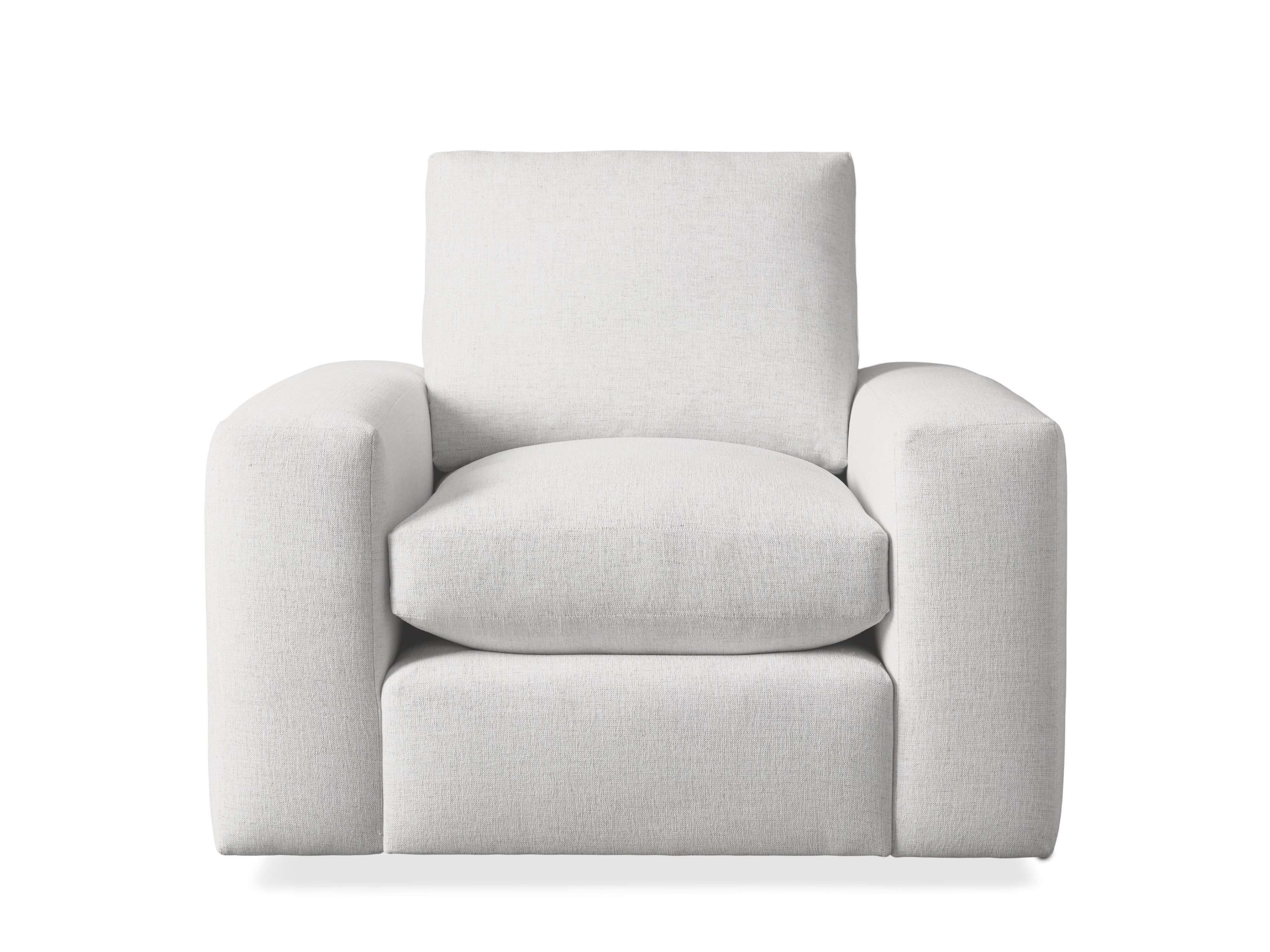 Chaise pivotante à accoudoirs larges Kipton